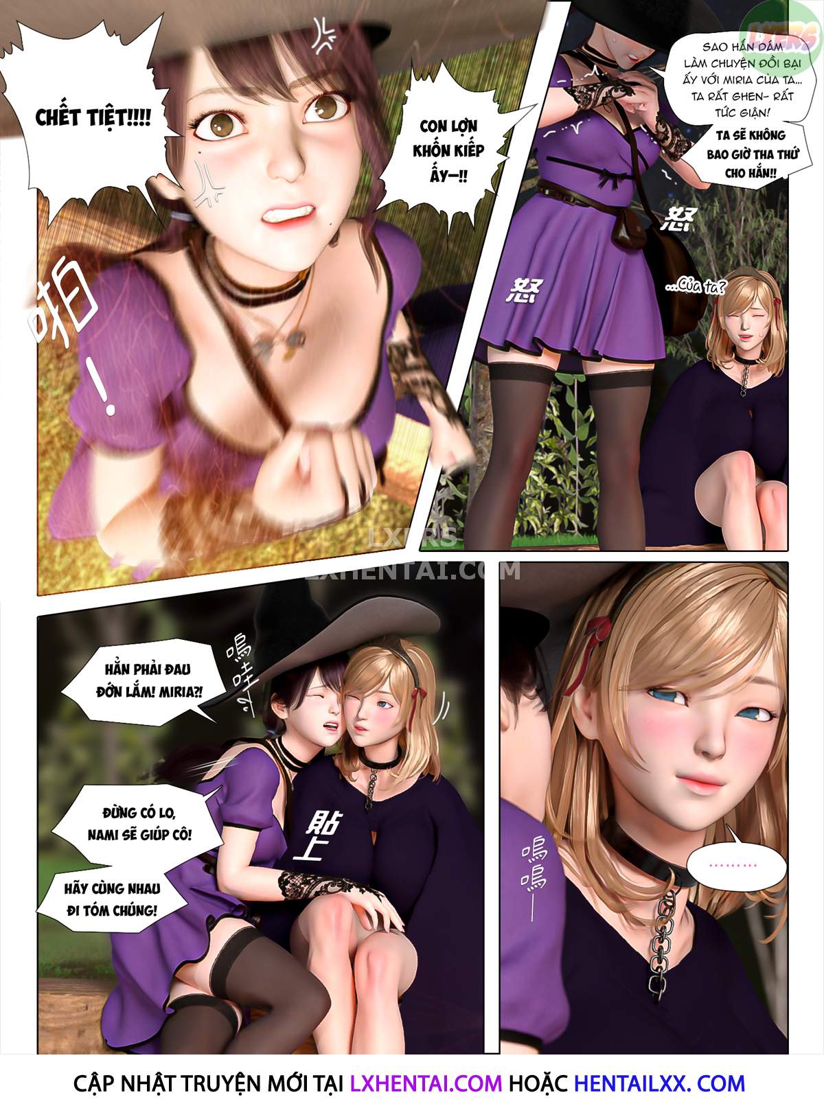 Đọc truyện hentai The Rose Fall Into Darkness - Chap 3