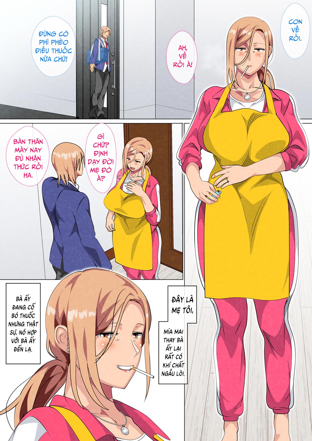 Đọc truyện hentai Con trai tìm thấy điểm yếu của người mẹ bất hảo ngày trước - Chap 1