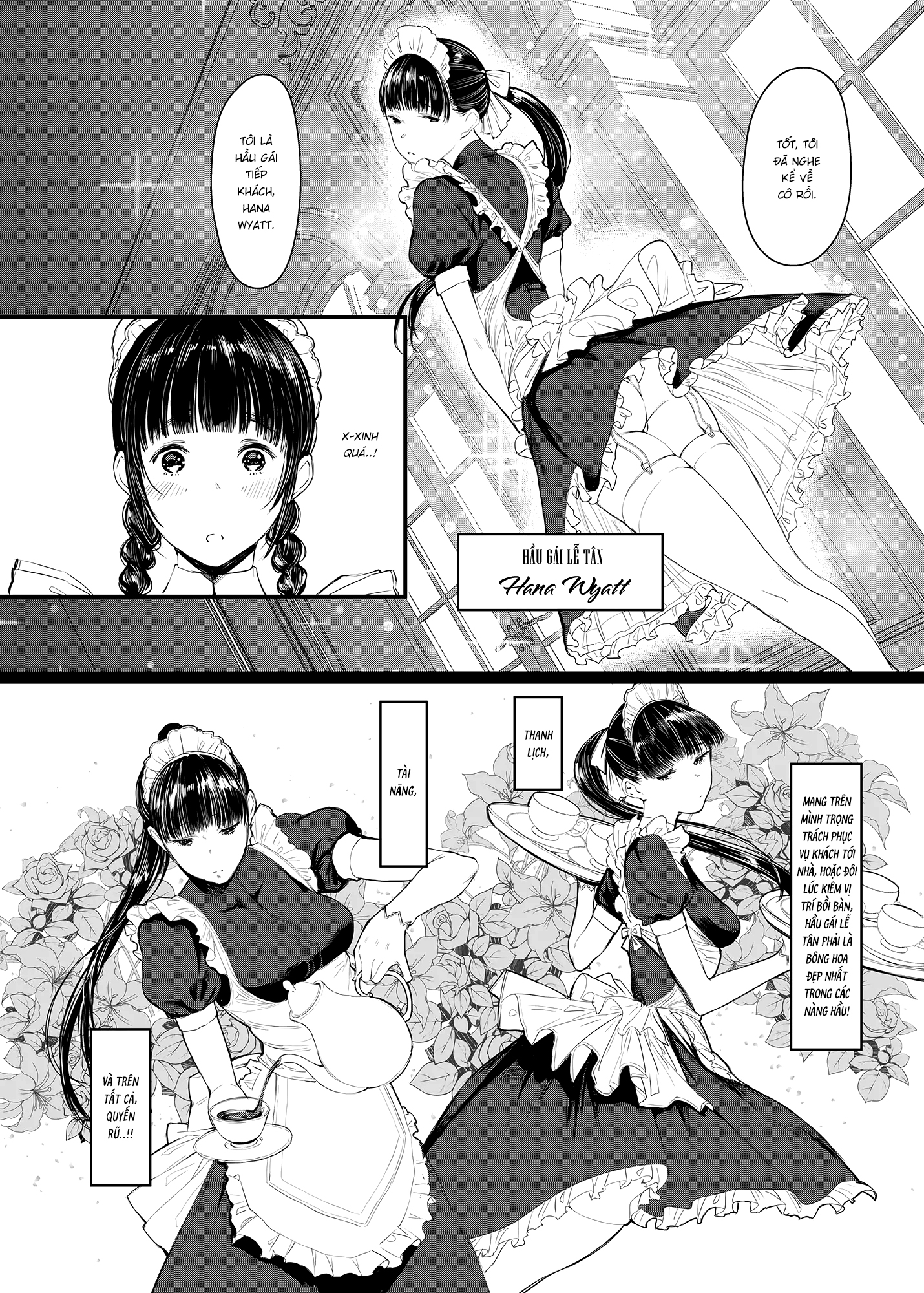Đọc truyện hentai Học viện thiên nga hầu gái - Oneshot