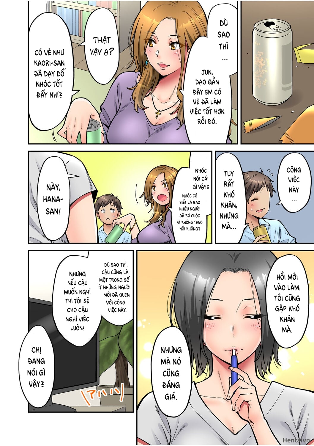 Đọc truyện hentai Làm tình với vị sếp say xỉn mà tôi ngưỡng mộ! - Chap 2: Làm tình ngoài ban công