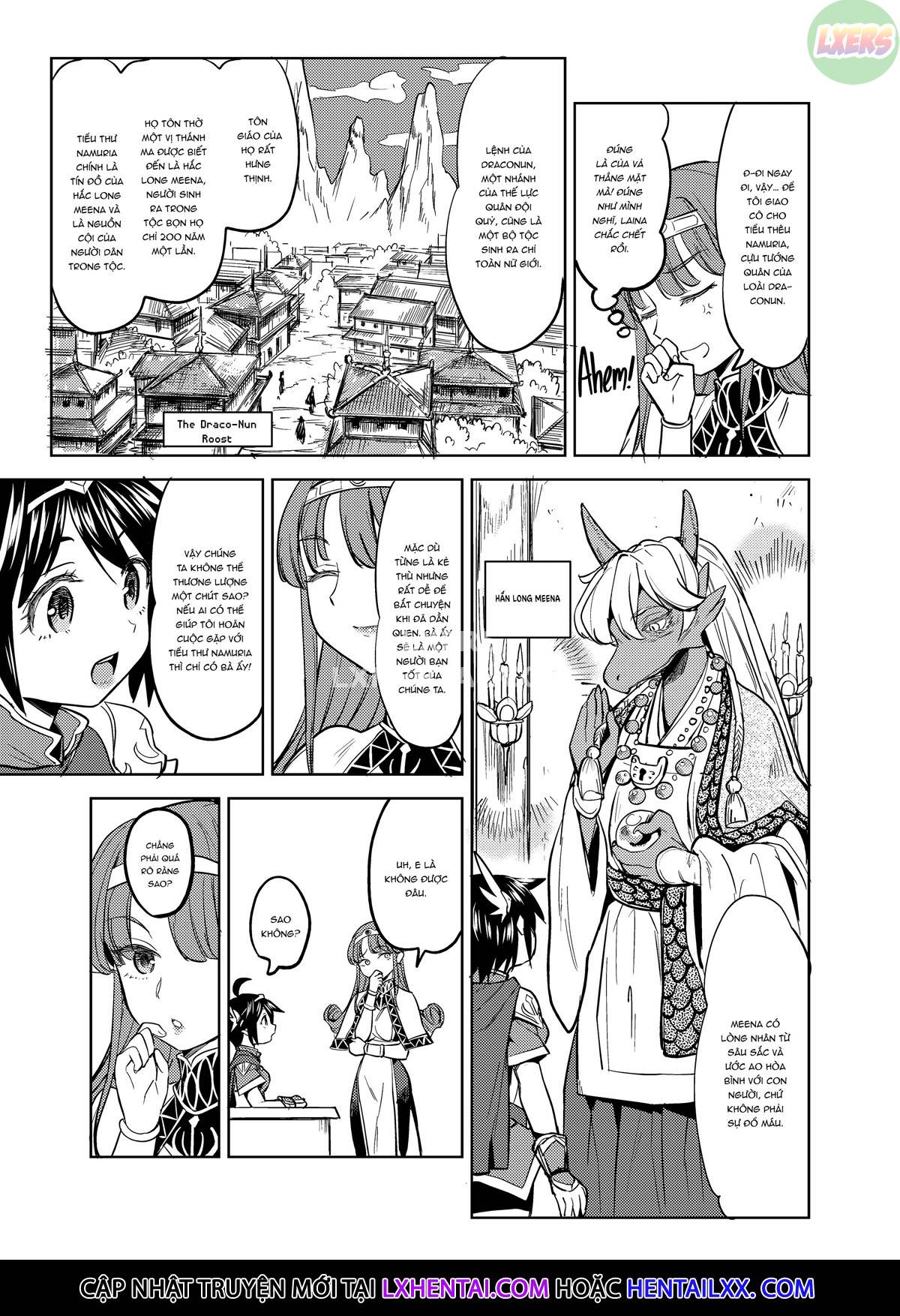 Đọc truyện hentai Tái sinh thành một nữ anh hùng có 5 người vợ quỷ - Chap 2