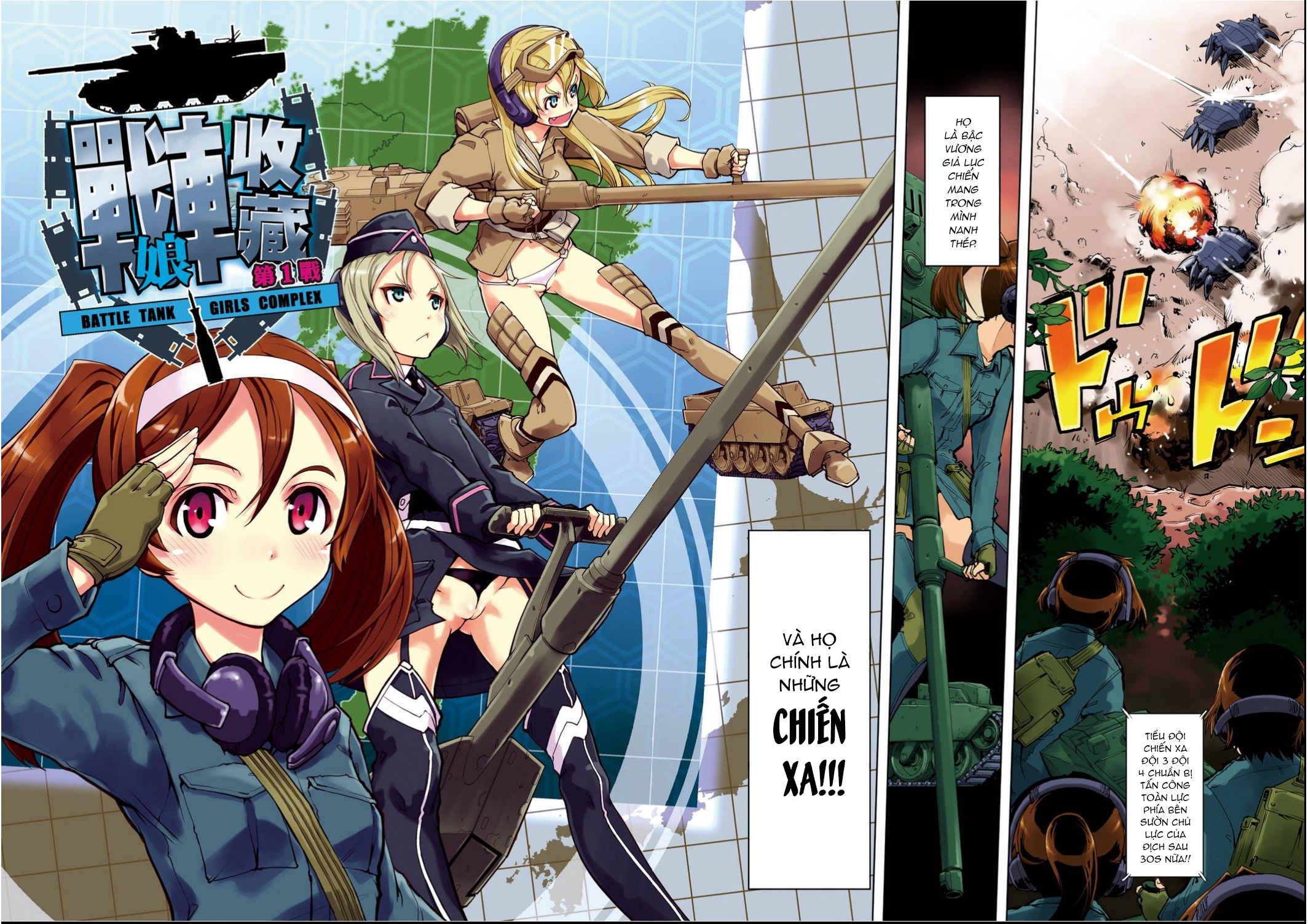 Đọc truyện hentai Những thiếu nữ chiến xa Chiến tuyến số 1