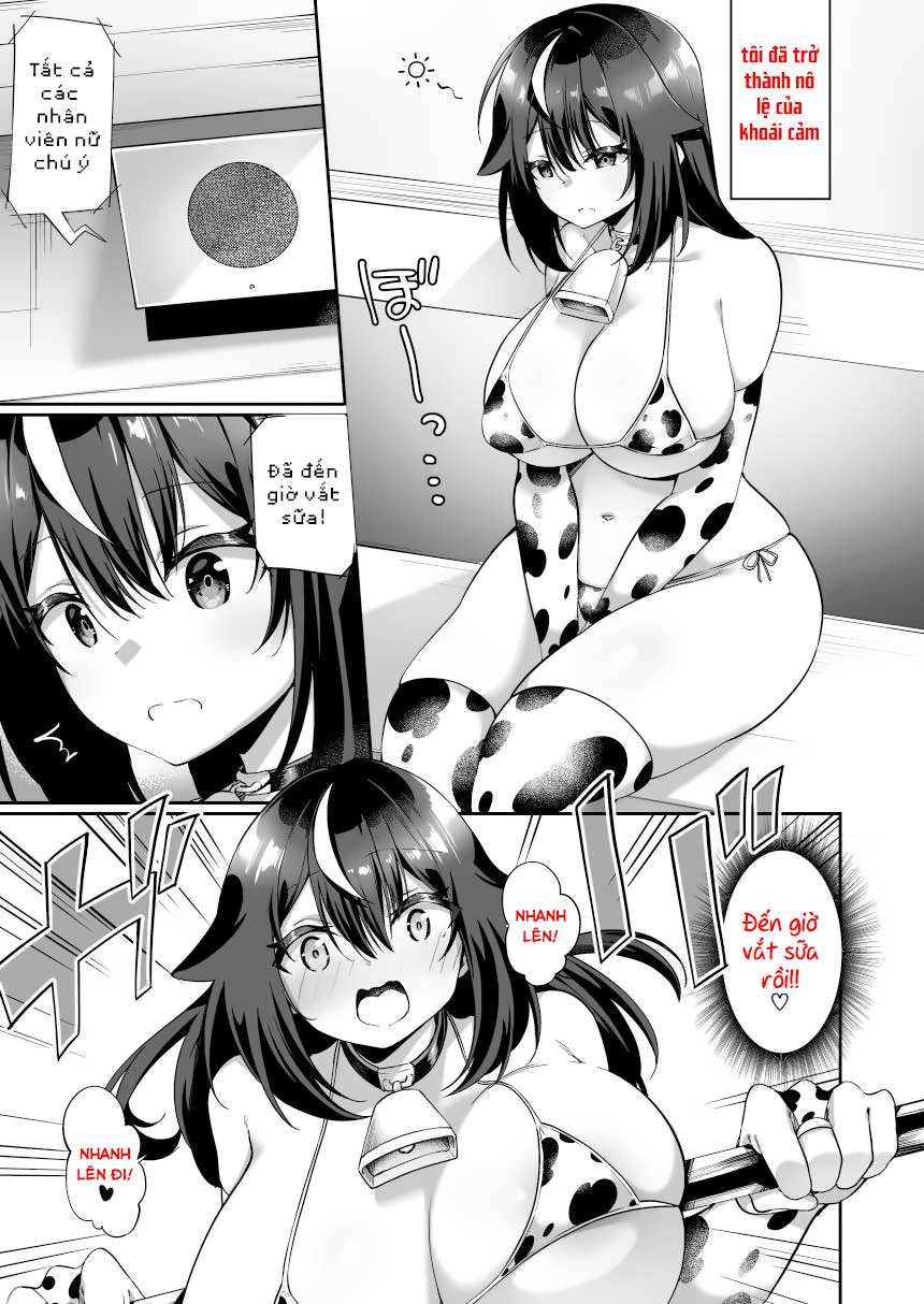 Đọc truyện hentai Bị biến thành bò sữa, tôi bị vắt sữa không ngừng~ - Oneshot