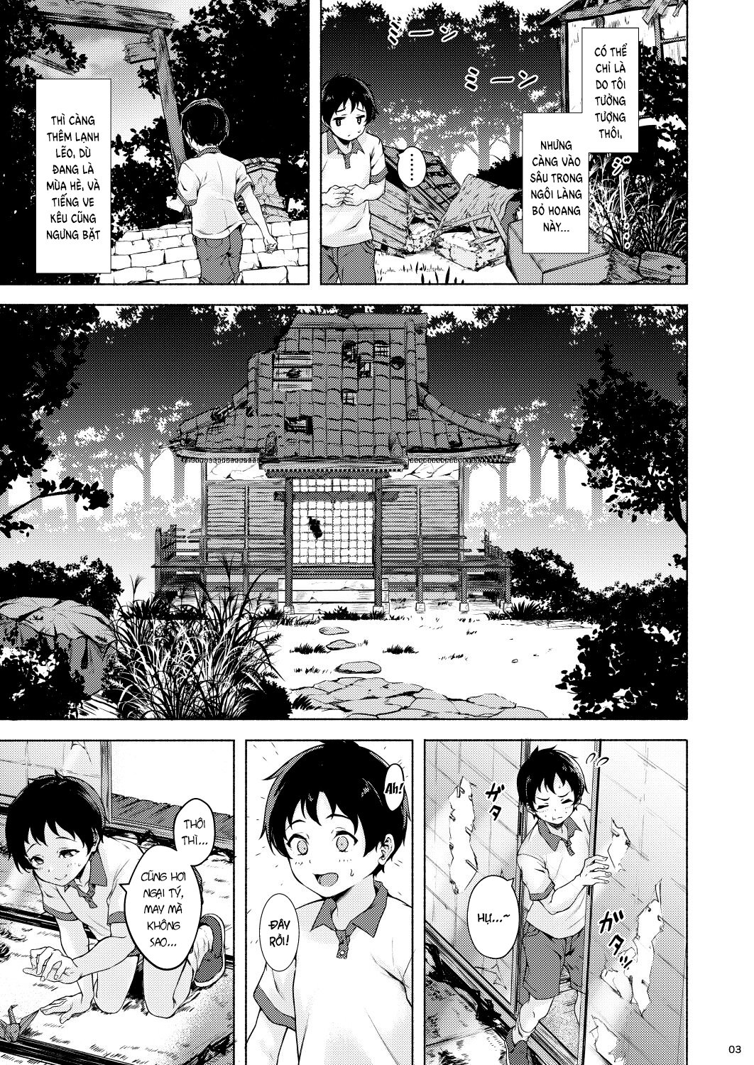 Đọc truyện hentai Cậu bé và Ma nữ - Oneshot