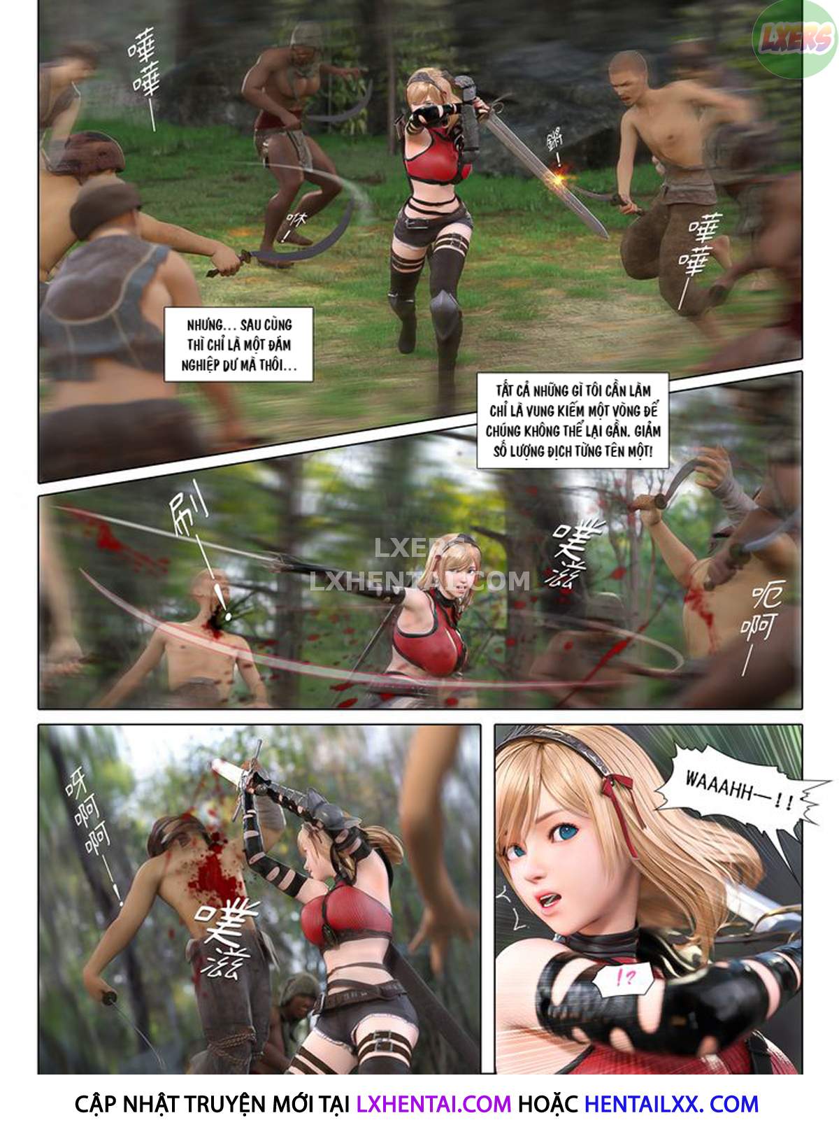 Đọc truyện hentai The Rose Fall Into Darkness - Chap 1