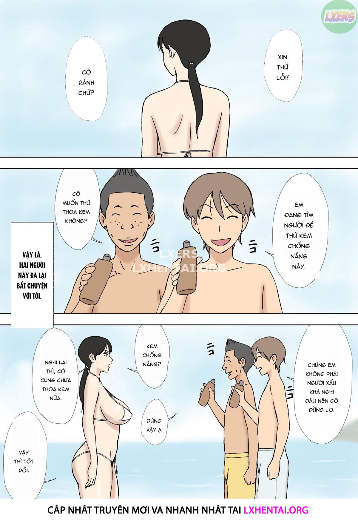 Đọc truyện hentai Karamare Tsuma No Kyouko-San Abunai Kaisuiyoku Hen + Zetsurin Gikei Hen - Oneshot