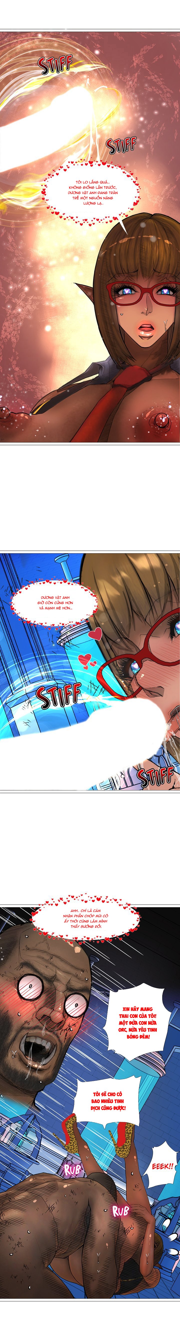 Đọc truyện hentai Nữ Hoàng Dark Elf Và Nô Lệ Orc - Chap 16
