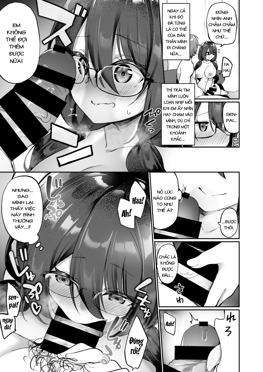 Đọc truyện hentai Boku No Koe O Kiku Dake De Hatsujou Shichau Yandere Kyonyuu Kouhai Ni Karada O Irekaerarete Shimatta! - Oneshot