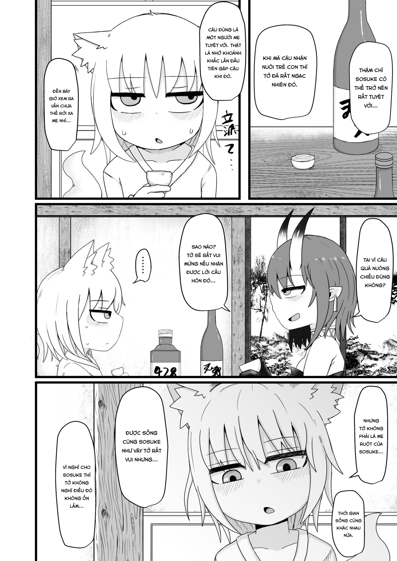Đọc truyện hentai Loli Baba Okaa-san wa Oshi ni Yowai 6 - Chap 2