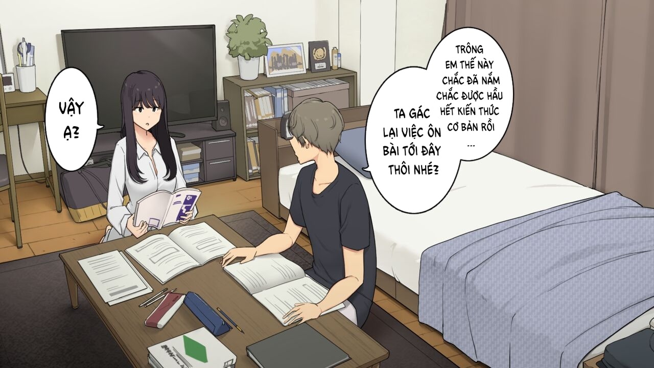 Đọc truyện hentai Học Nhóm Cùng Senpai - Oneshot
