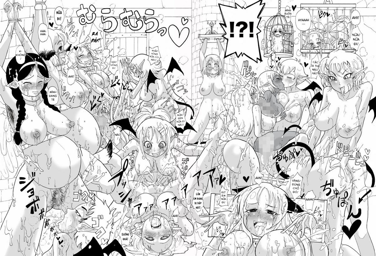 Đọc truyện hentai Kankin Tairankou!! Succubus no Kan - Oneshot