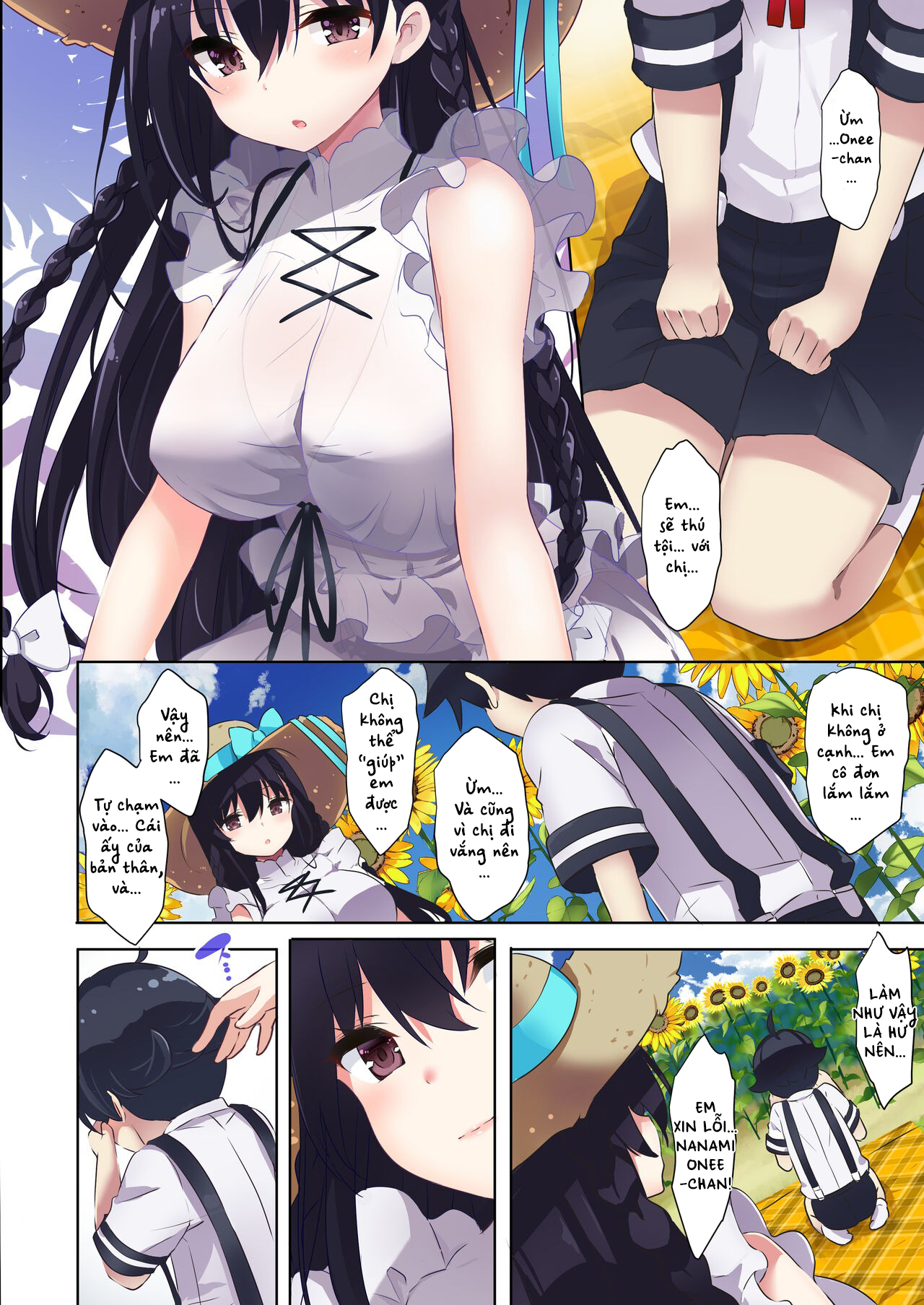 Đọc truyện hentai Sướng giữa đồng hoa! - Full màu