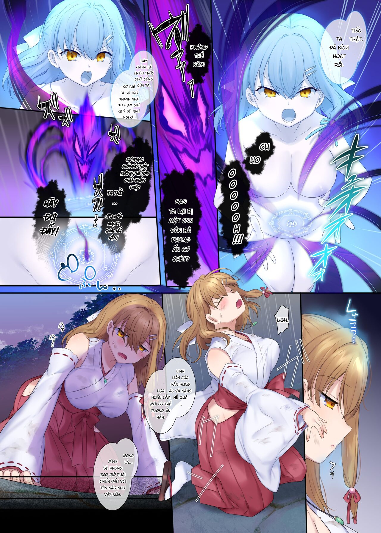 Đọc truyện hentai Fuukon no Taimafujo ~Oyako ga Akuryo ni Somari Nottorareru made~ - Oneshot