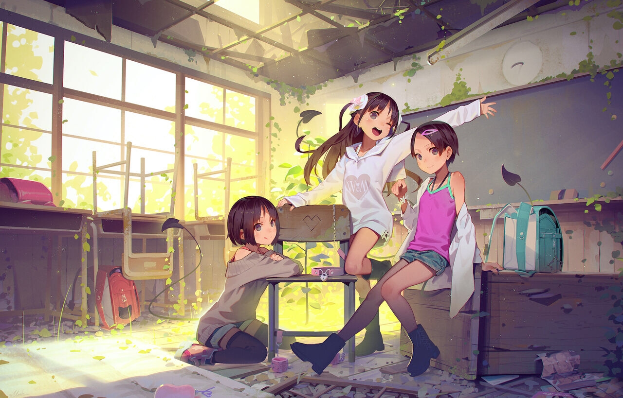 Đọc truyện hentai Cuốn sách mà 3 cô gái nghịch ngợm chơi dương vật của bạn - Oneshot.