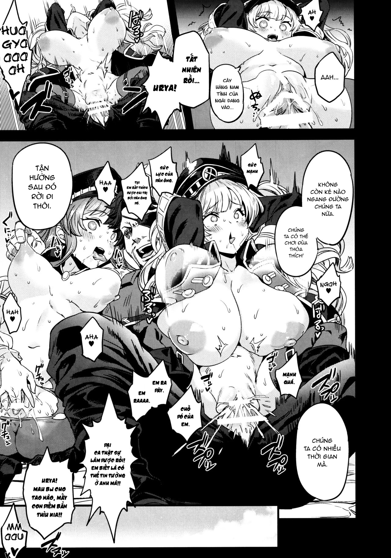 Đọc truyện hentai Saimin Mesubuta Kikuudan | Pig Sow Crew Hypnosis - Oneshot.