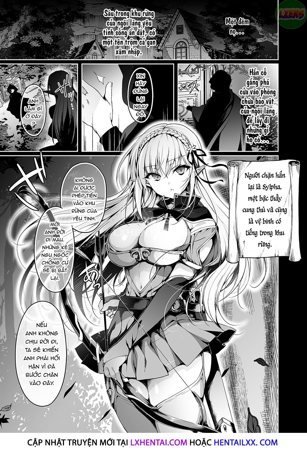 Đọc truyện hentai Elf ni Inmon o Tsukeru Hon Chap 1 LEVEL:1