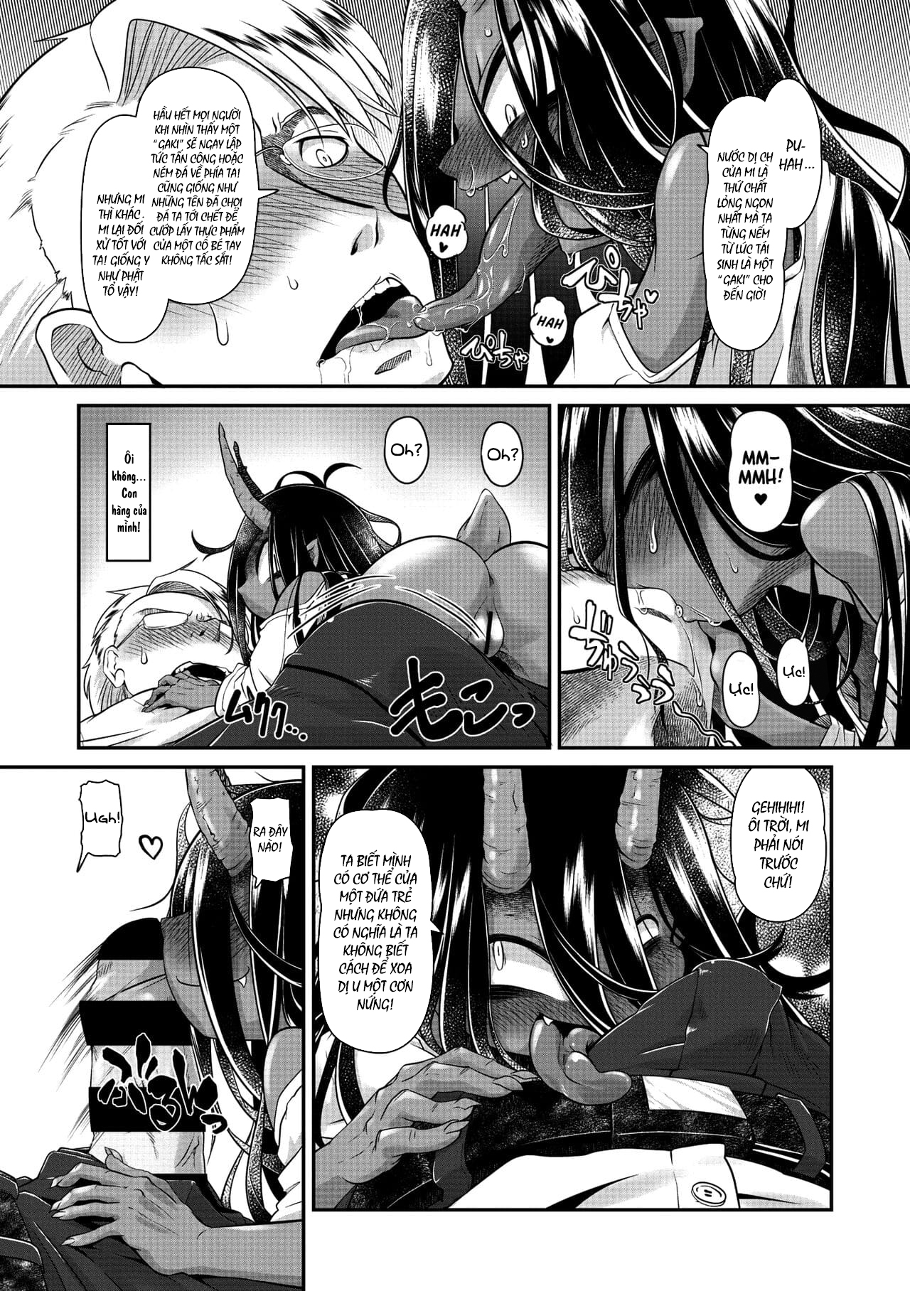 Đọc truyện hentai Một linh hồn đói bụng cứ đeo bám lấy tôi - Oneshot