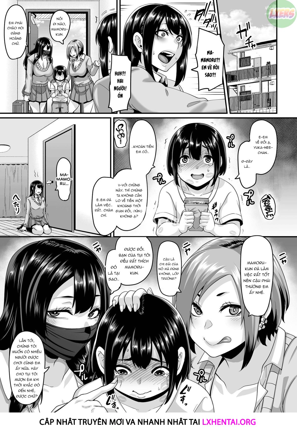 Đọc truyện hentai Papa-Katsu Bitch No Atashi-Ra Ga Anta No Otouto O Katte Mesuiki Yarichin-Kun Ni Shite Kawaigatteageru - Oneshot