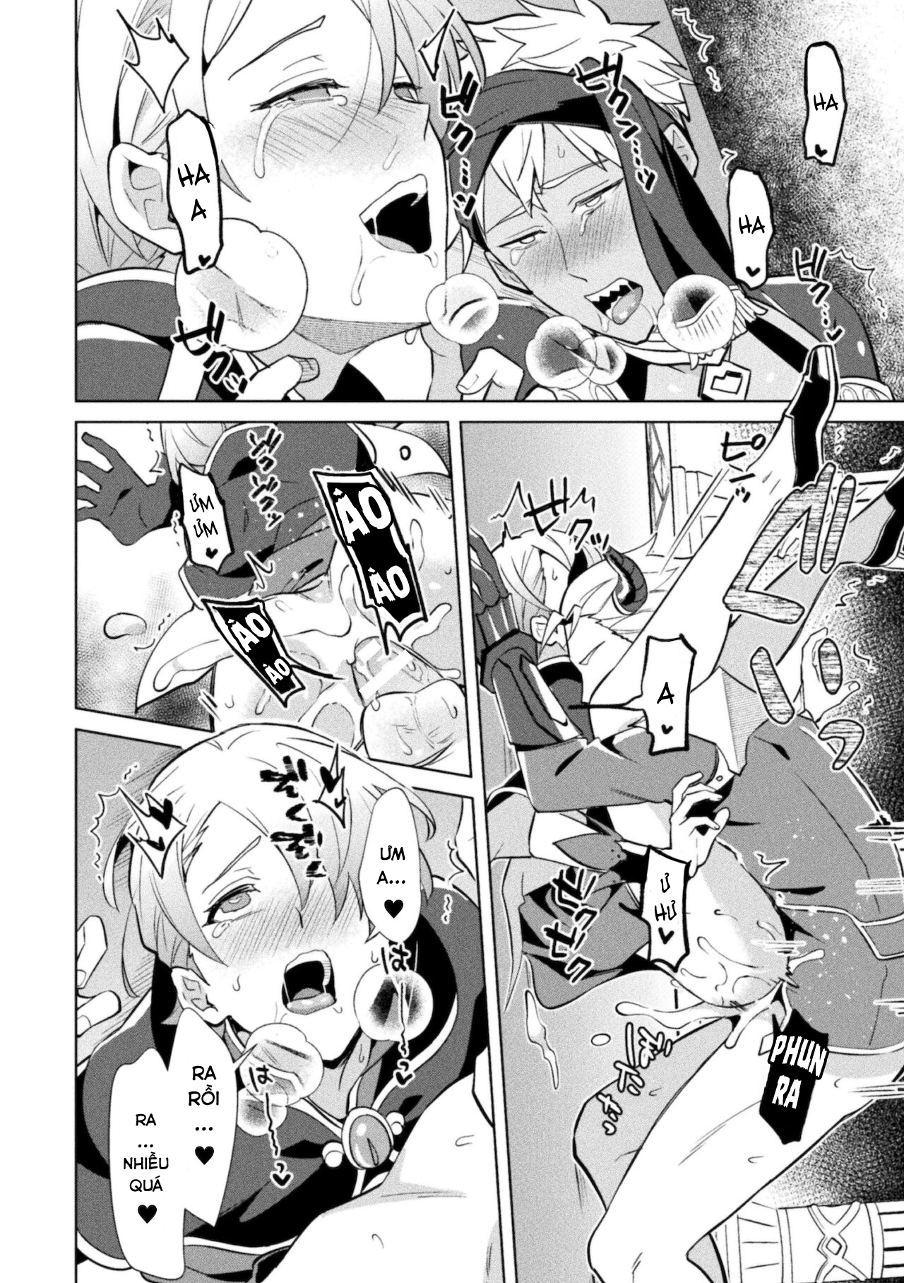 Đọc truyện hentai Kinju no Madousho Saishuu Hanashi Kinju de Yuusha no Nakama o Akuochi Sennou - Chap 2