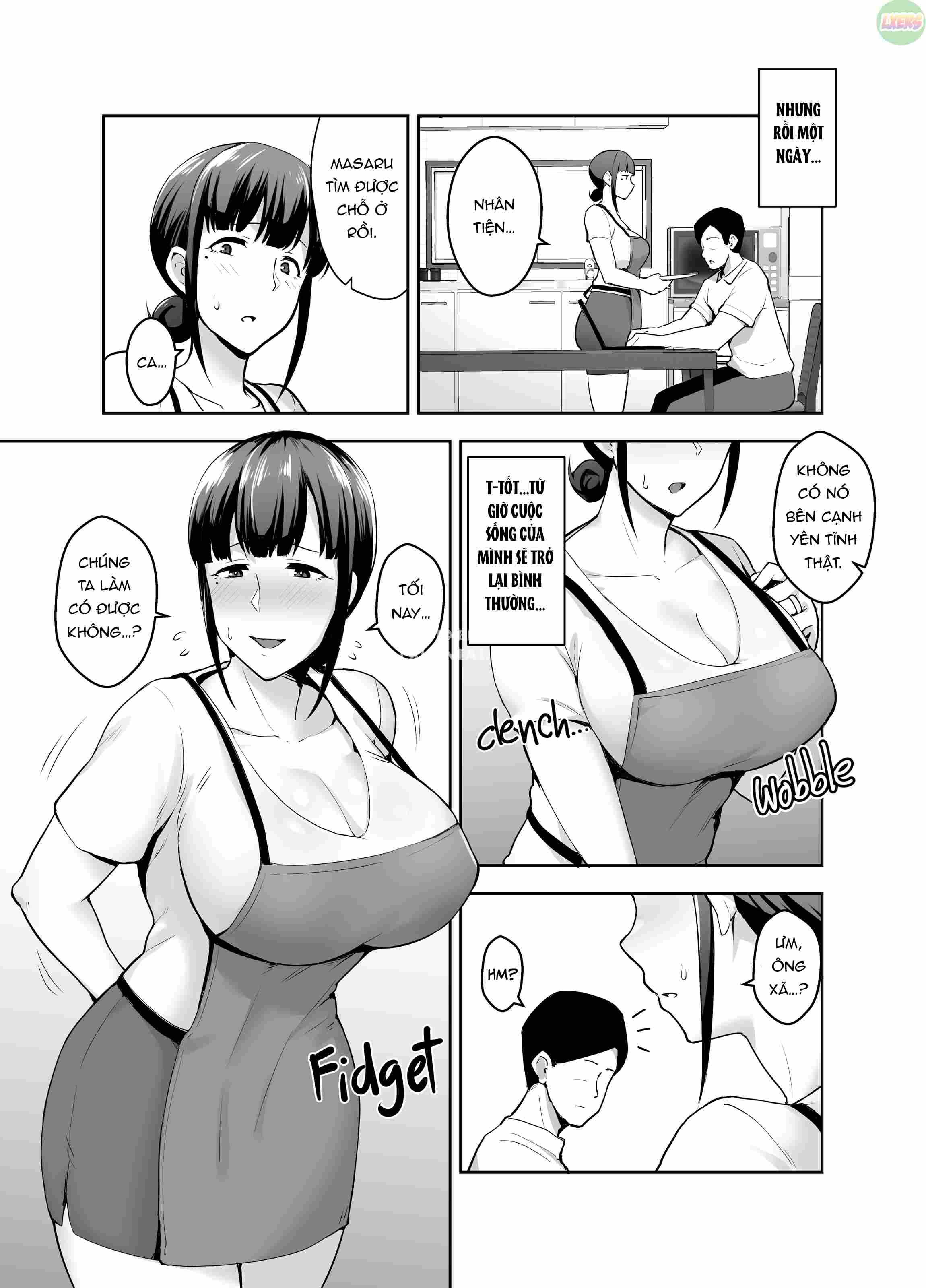 Đọc truyện hentai Netorareta Bakunyuu Seiso Zuma Hitomi - Oneshot - Không che