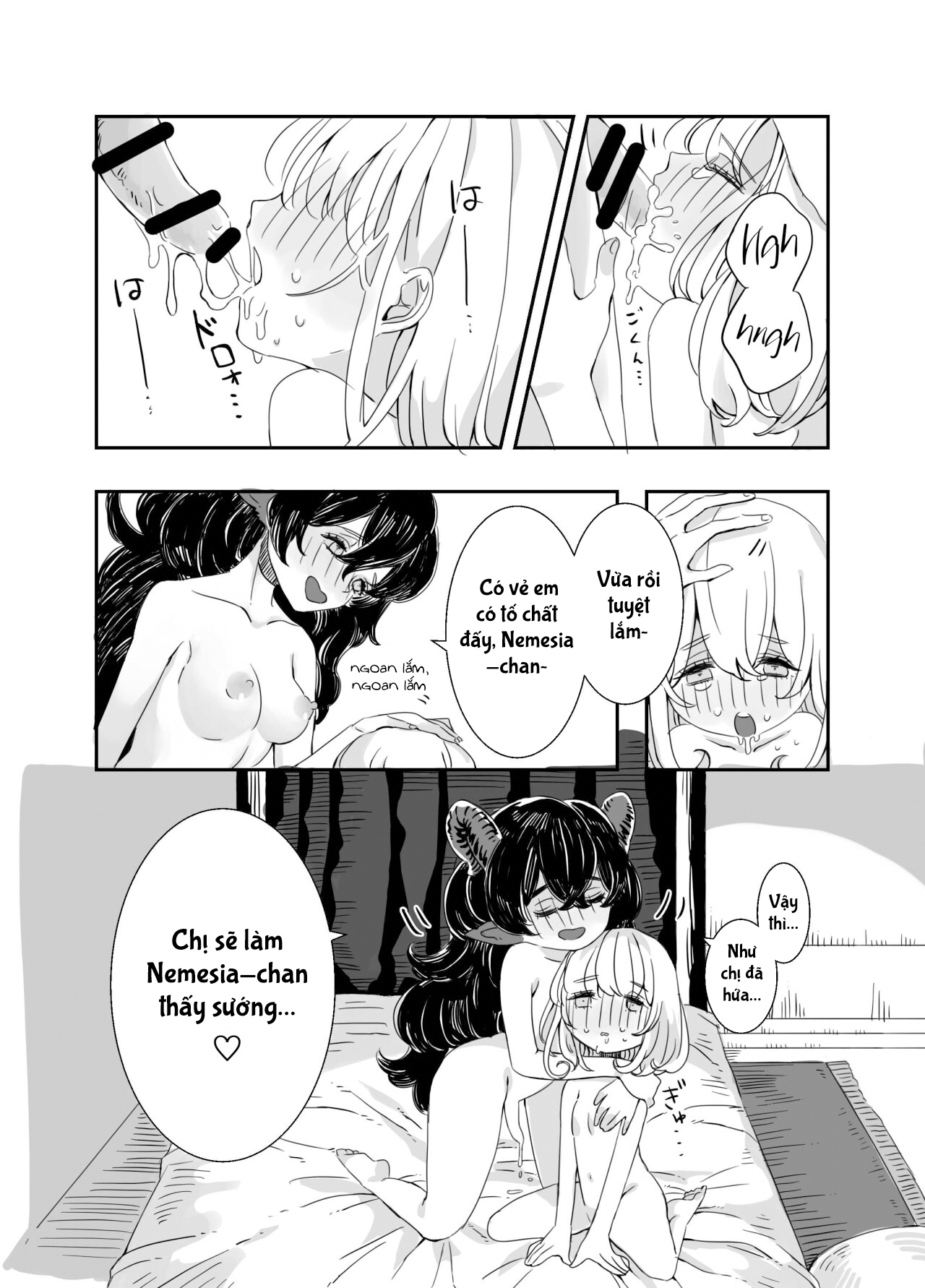 Đọc truyện hentai Futanari Onee-san to Onnanoko ga 1&2 - Story 1