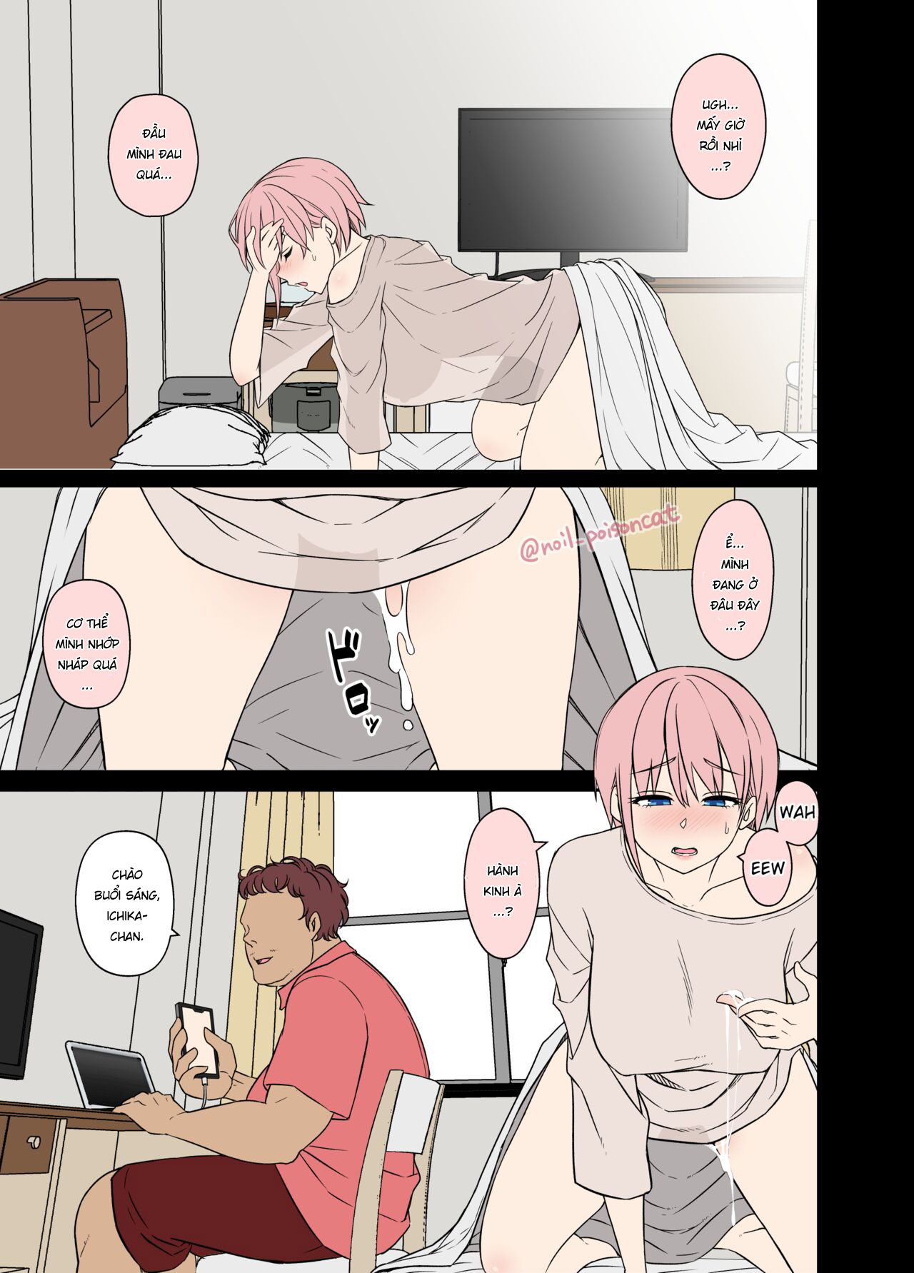 Đọc truyện hentai Chuyện về Nakano Ichika uống rượu say và bị đụ - Oneshot