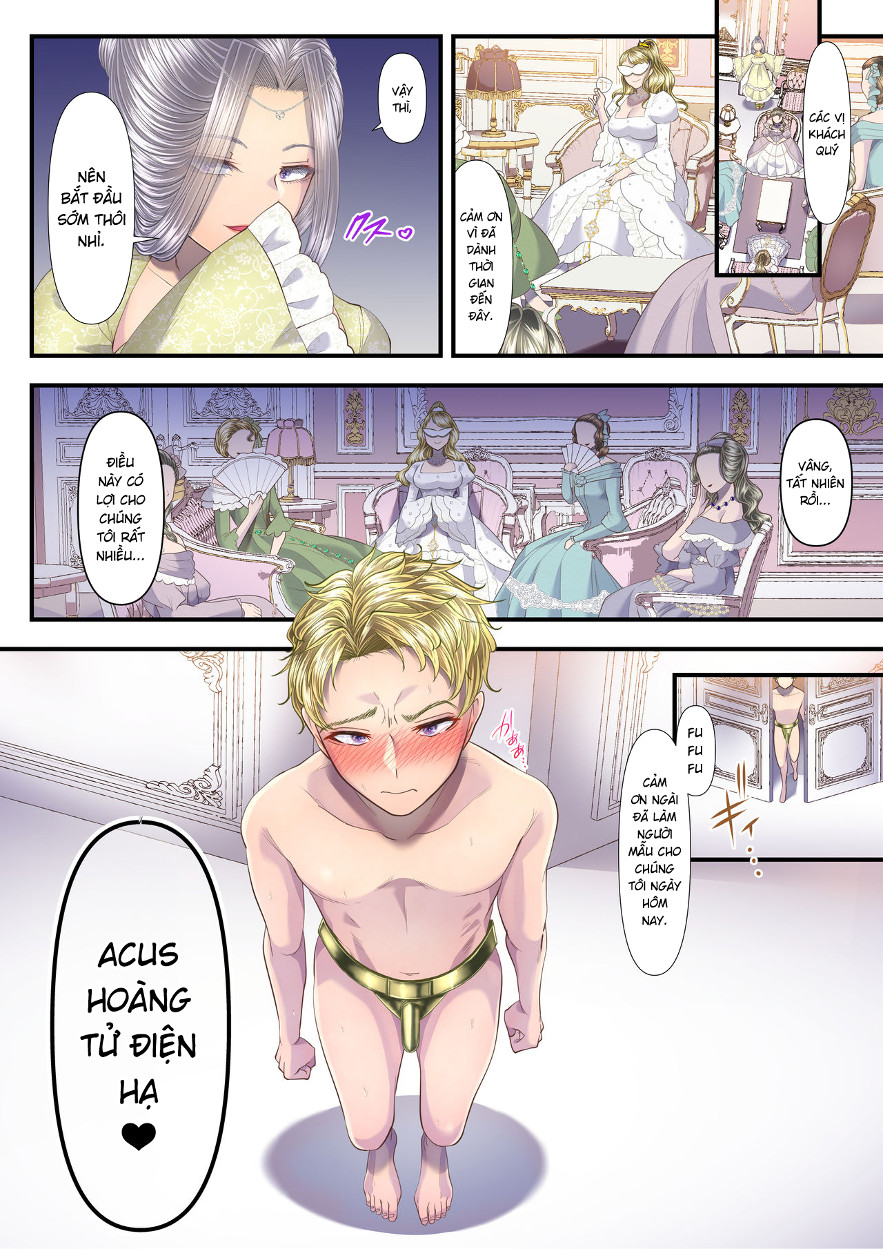 Đọc truyện hentai Huấn luyện hoàng tử bán nước của điếm quý tộc ~Phân chia lãnh thổ~ - Oneshot