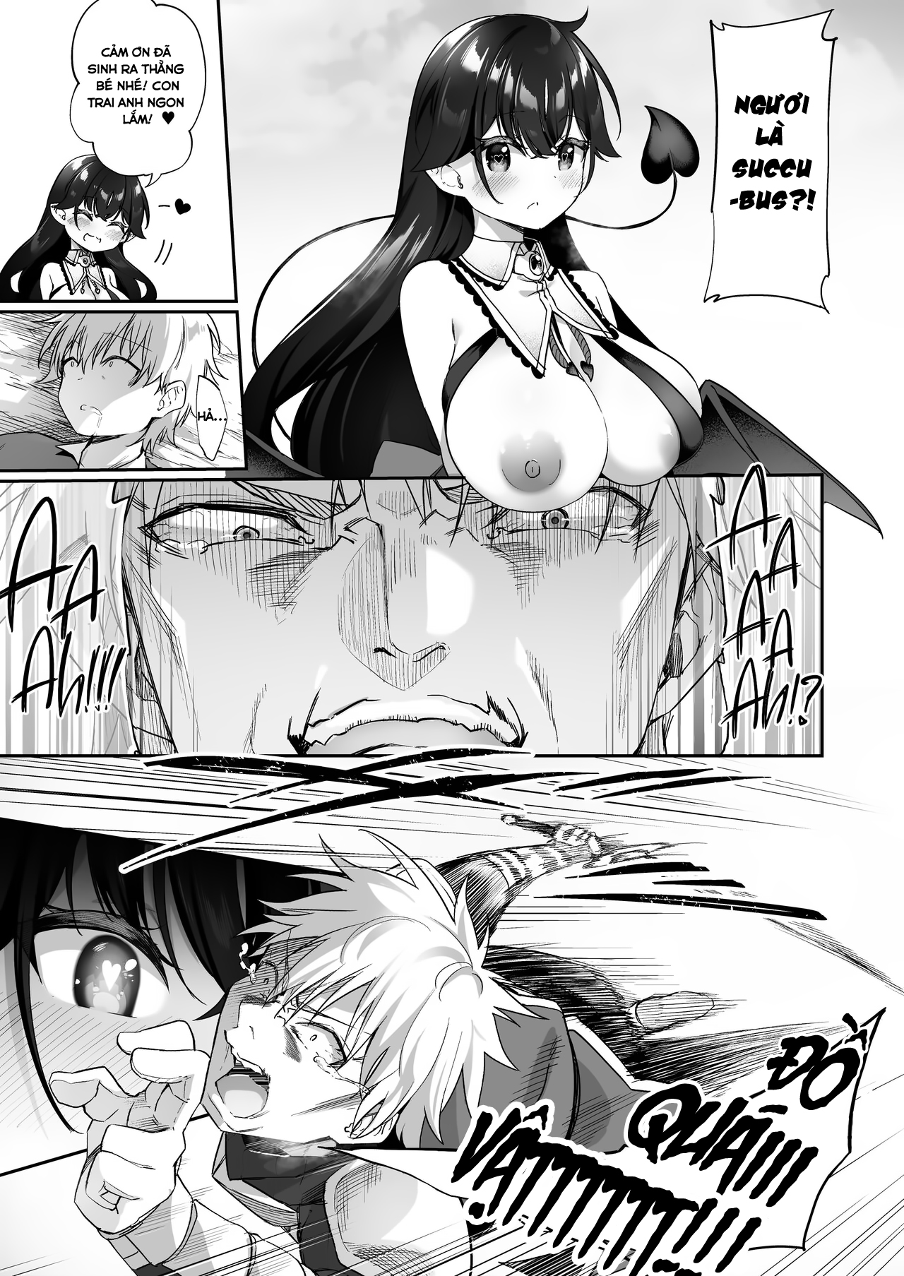 Đọc truyện hentai Câu chuyện về người hùng đã đánh bại quỷ vương nhưng lại thua trước Succubus và tận hưởng cuộc sống làm Succubus! - Oneshot