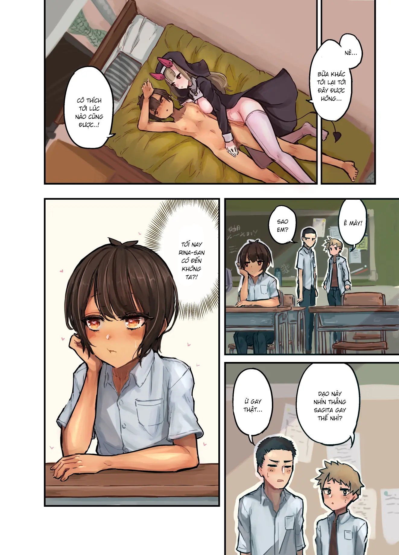Đọc truyện hentai Konban wa Sister Succubus - Oneshot