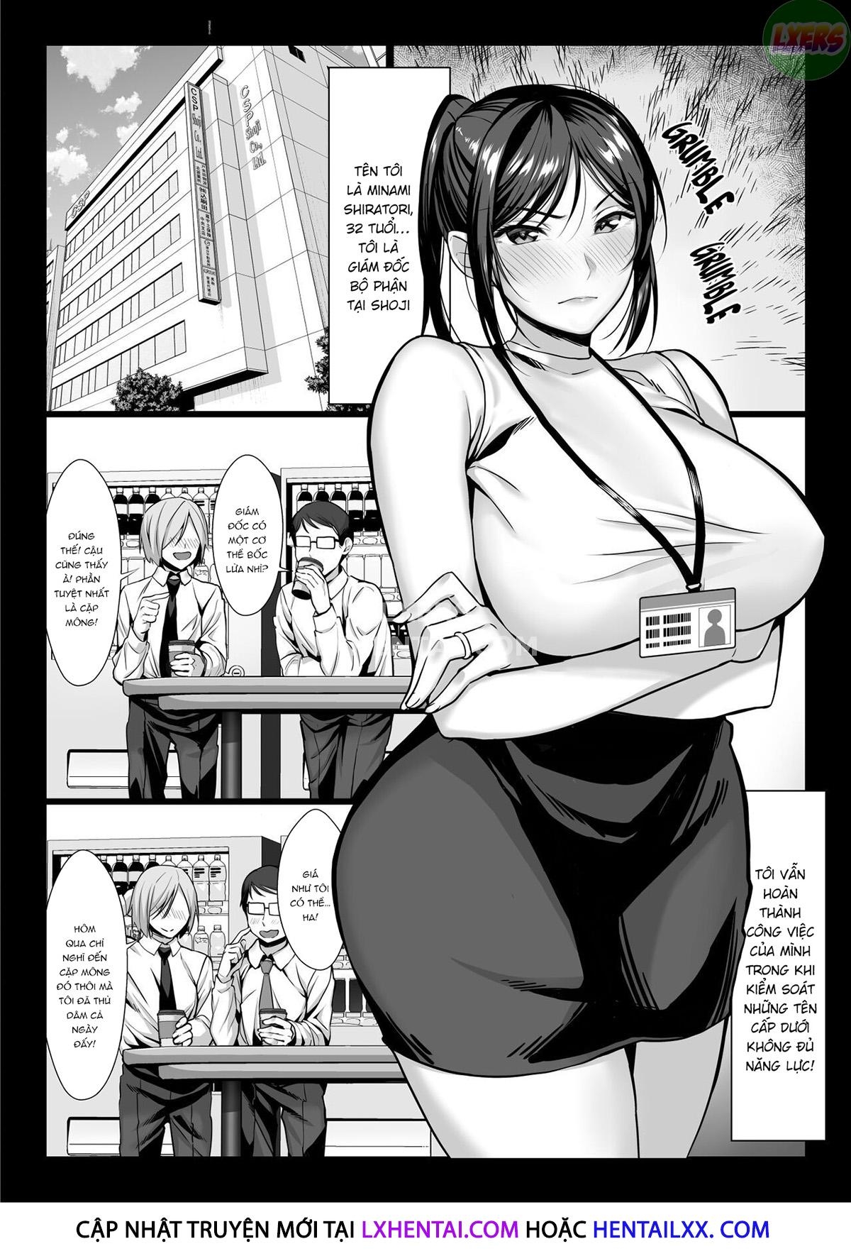 Đọc truyện hentai Niizuma Joushi Wa Buka No Chinpo De Do-M Ochi - Oneshot