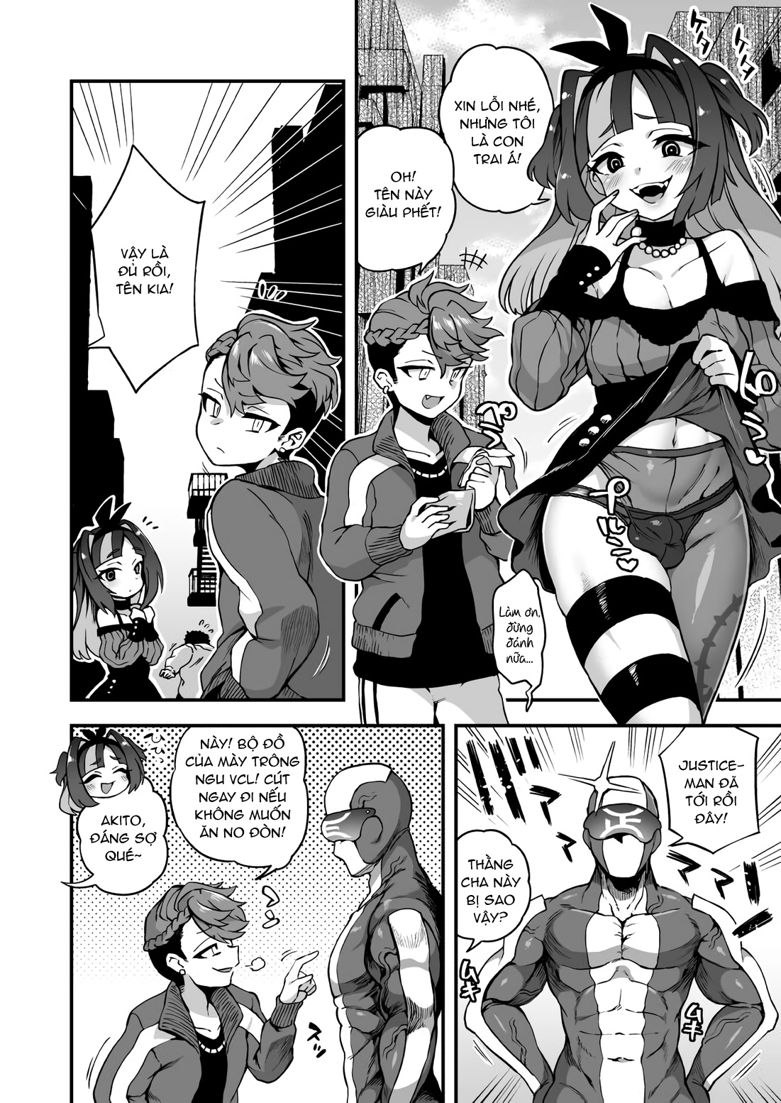 Đọc truyện hentai Thật tuyệt vời, Người đàn ông công lý! - Oneshot