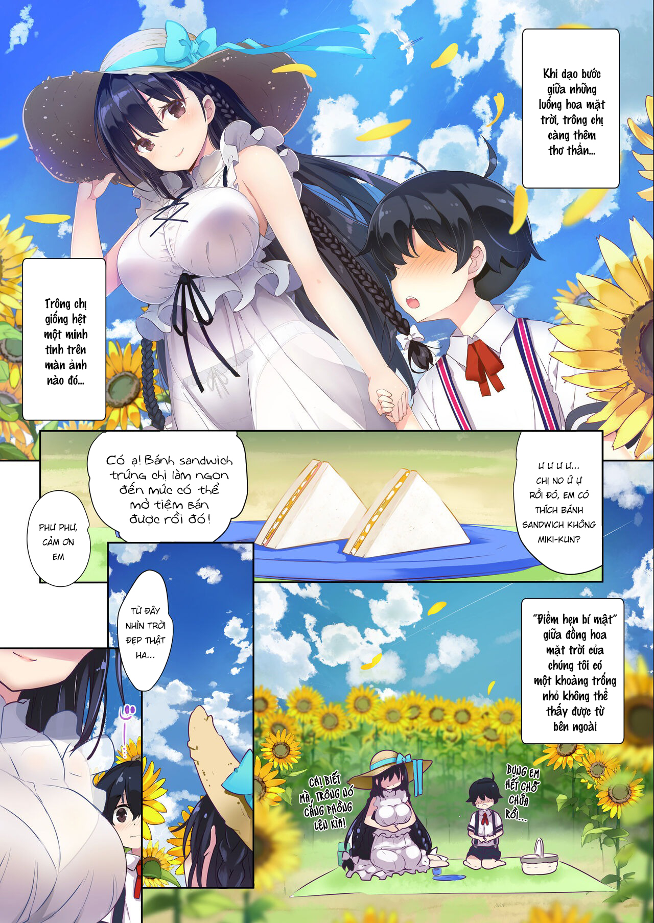 Đọc truyện hentai Sướng giữa đồng hoa! - Full màu