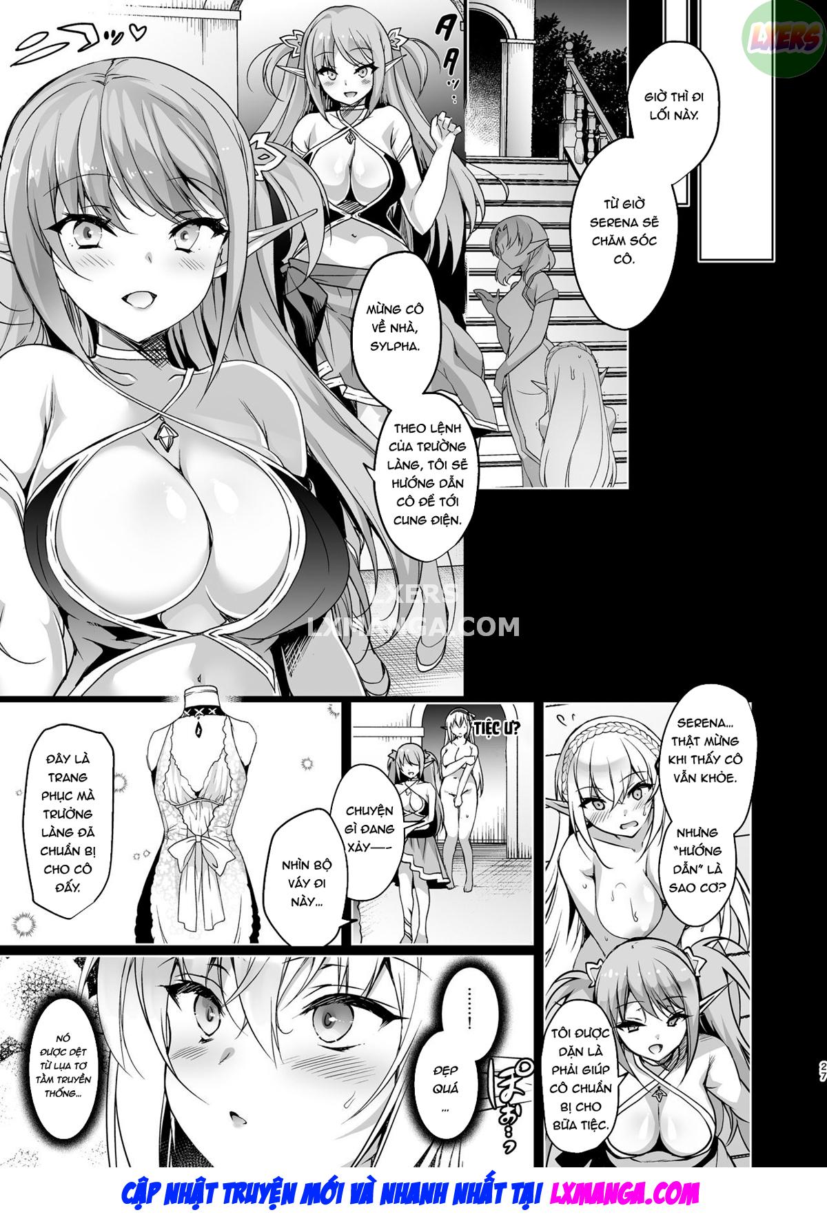Đọc truyện hentai Elf ni Inmon o Tsukeru Hon Chap 3 LEVEL:3