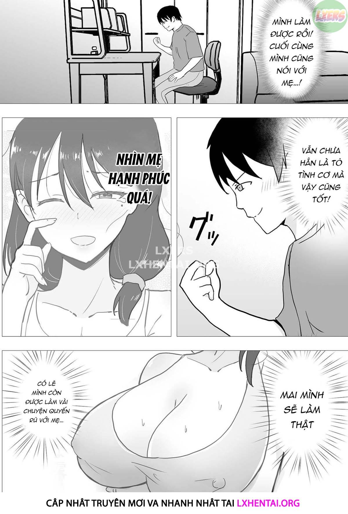 Đọc truyện hentai Người mẹ yêu quý của tôi, cô bạn gái ngốc nghếch của tôi - Chap 2