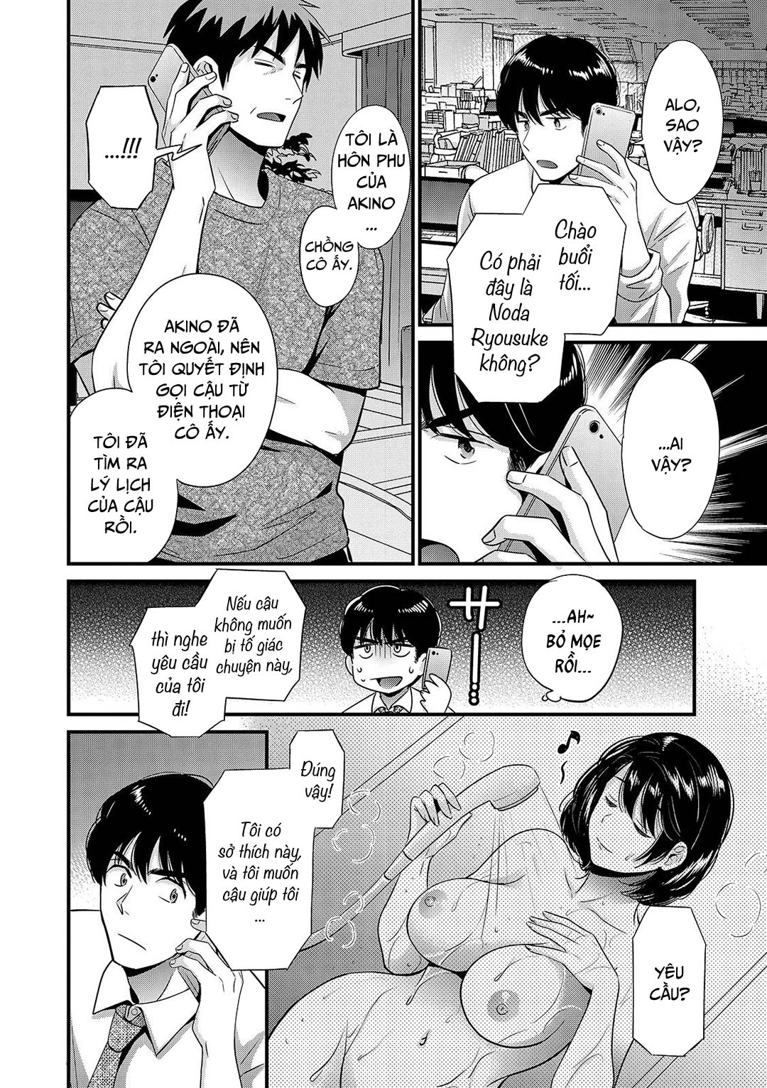 Đọc truyện hentai Hãy giữ bí mật với chồng tôi nha! - Chap 7