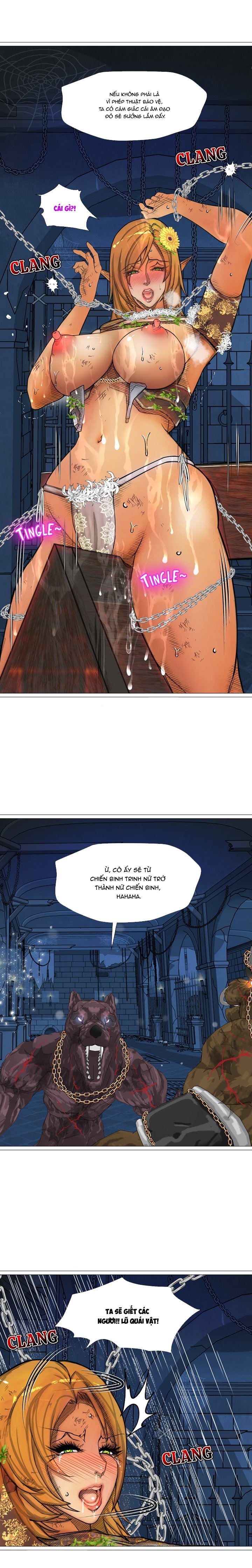 Đọc truyện hentai Nữ Hoàng Dark Elf Và Nô Lệ Orc - Chap 15