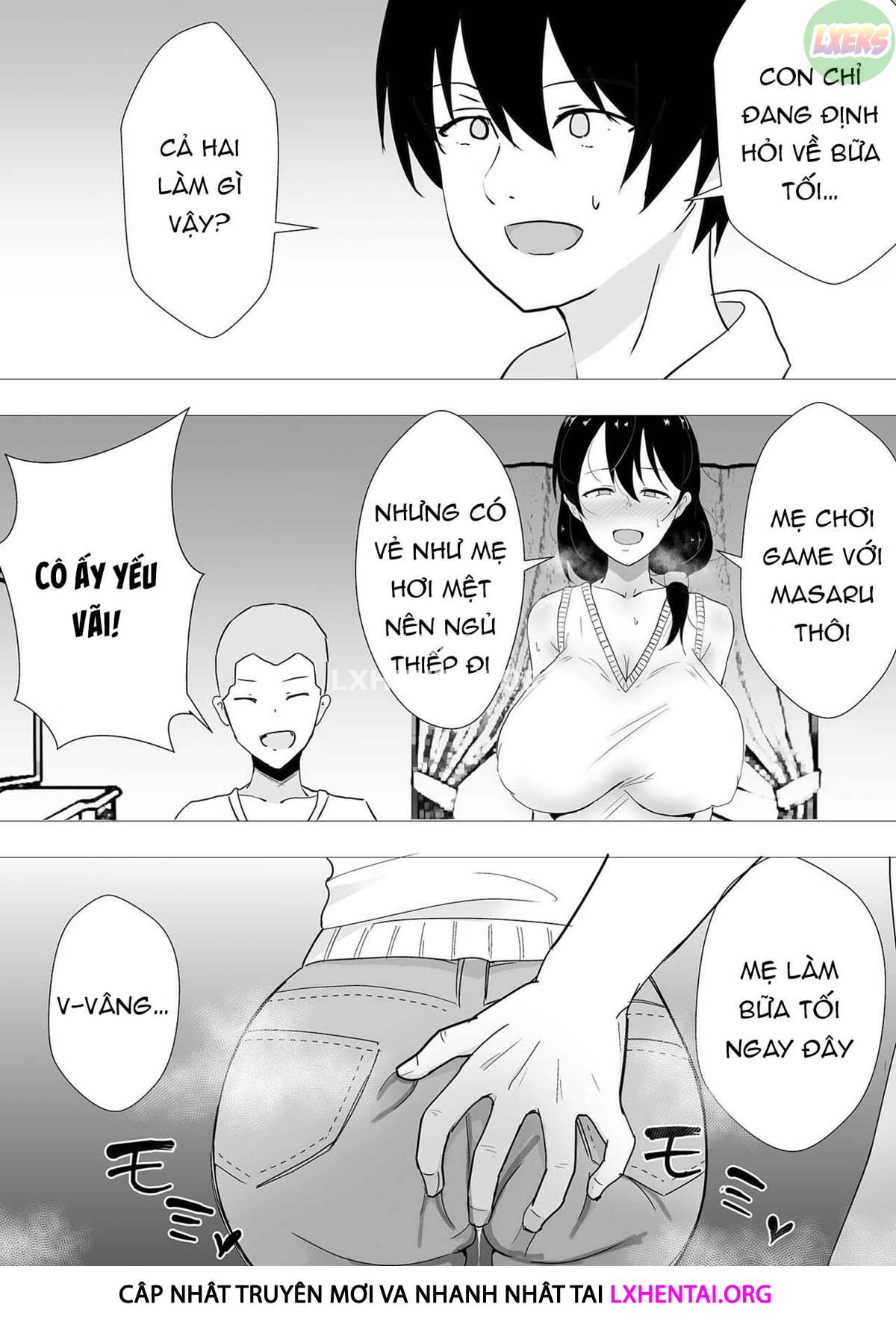 Đọc truyện hentai Người mẹ yêu quý của tôi, cô bạn gái ngốc nghếch của tôi - Chap 2
