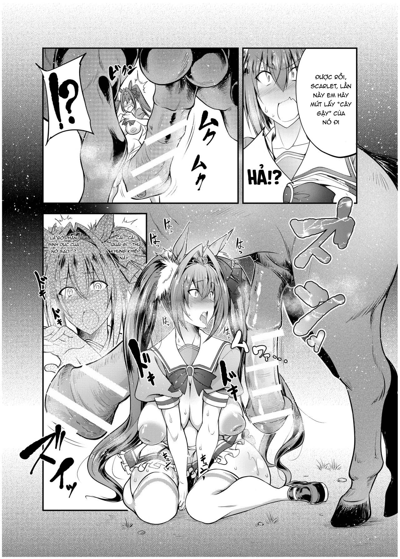 Đọc truyện hentai Trận derby ngựa giao phối với cô gái thú tính - Oneshot