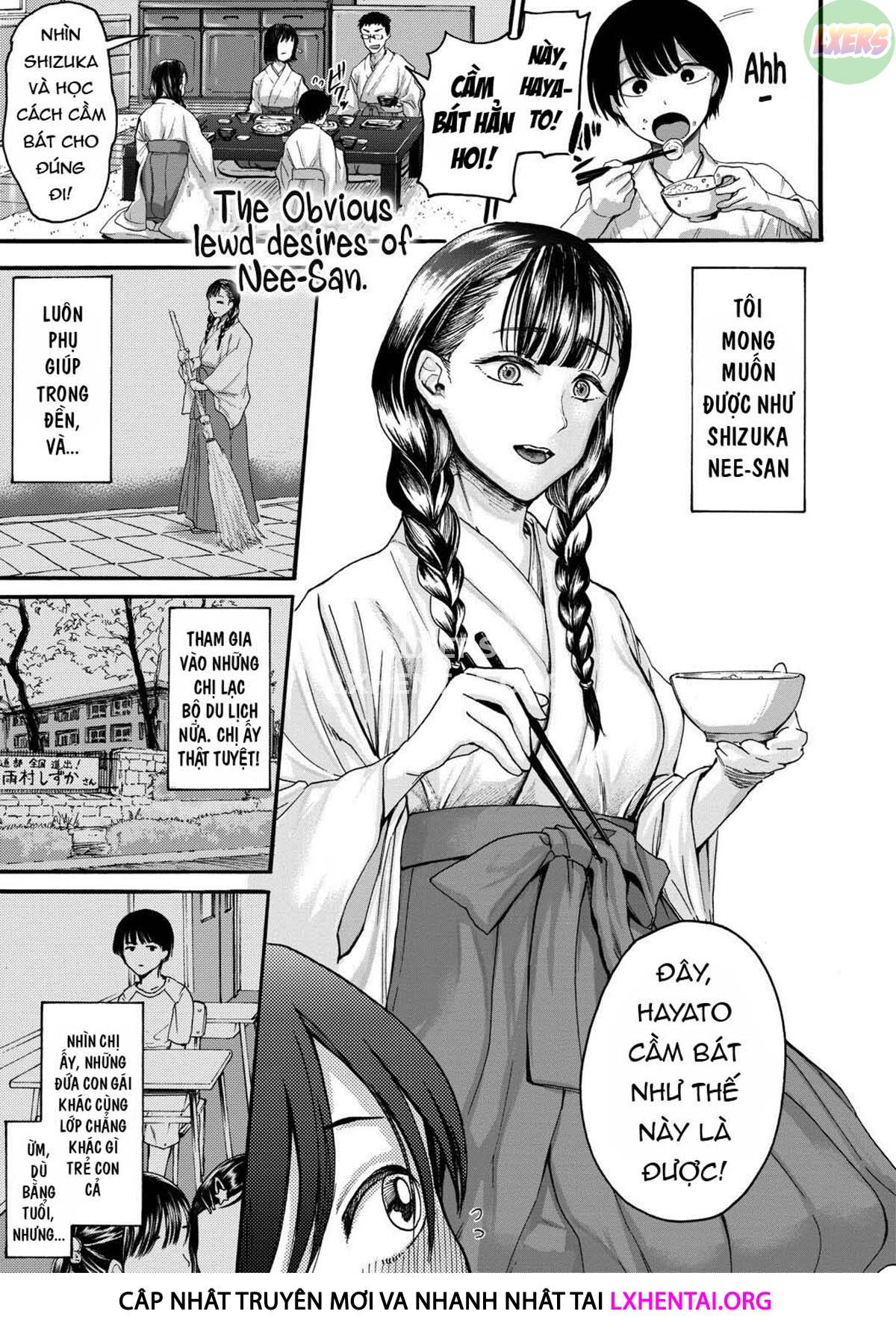 Đọc truyện hentai Cái lỗ thân mật của chị gái và anh trai Chap 4