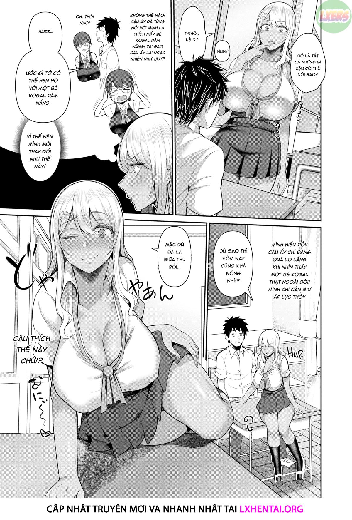 Đọc truyện hentai Yêu màng Kogals da ngăm - Oneshot