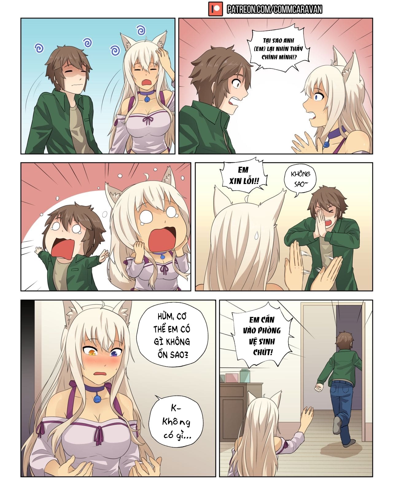 Đọc truyện hentai Nekopara: Hoán Đổi Thân Xác - Oneshot
