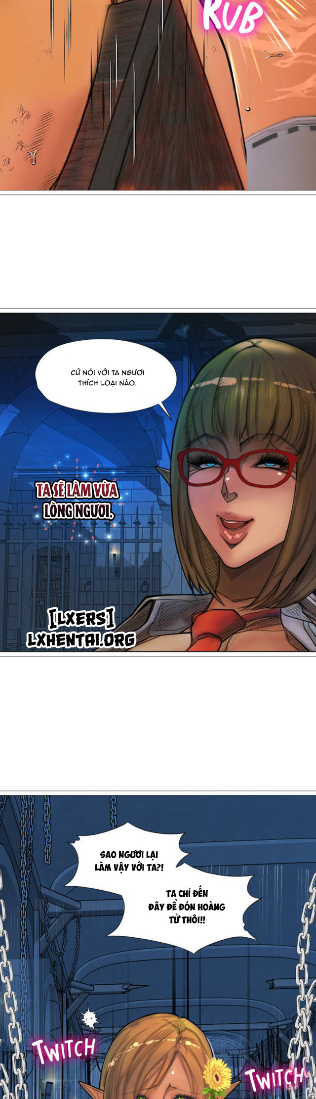 Đọc truyện hentai Nữ Hoàng Dark Elf Và Nô Lệ Orc - Chap 19