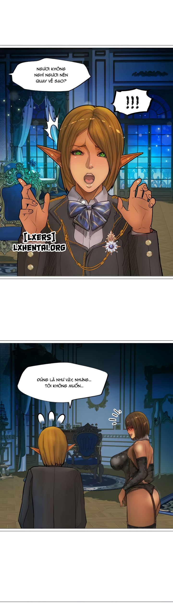 Đọc truyện hentai Nữ Hoàng Dark Elf Và Nô Lệ Orc - Chap 28