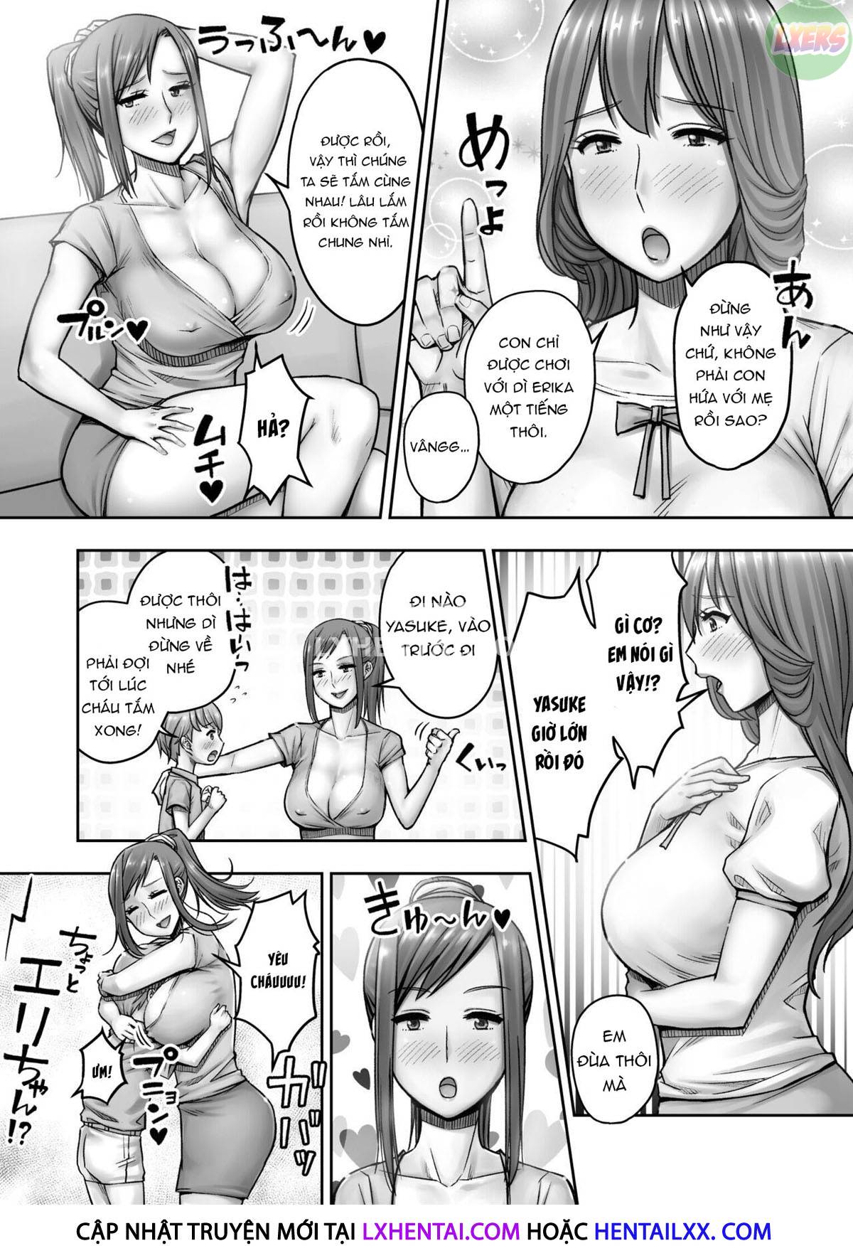Đọc truyện hentai Giáo dục giới tính của người mẹ dâm đãng - Oneshot