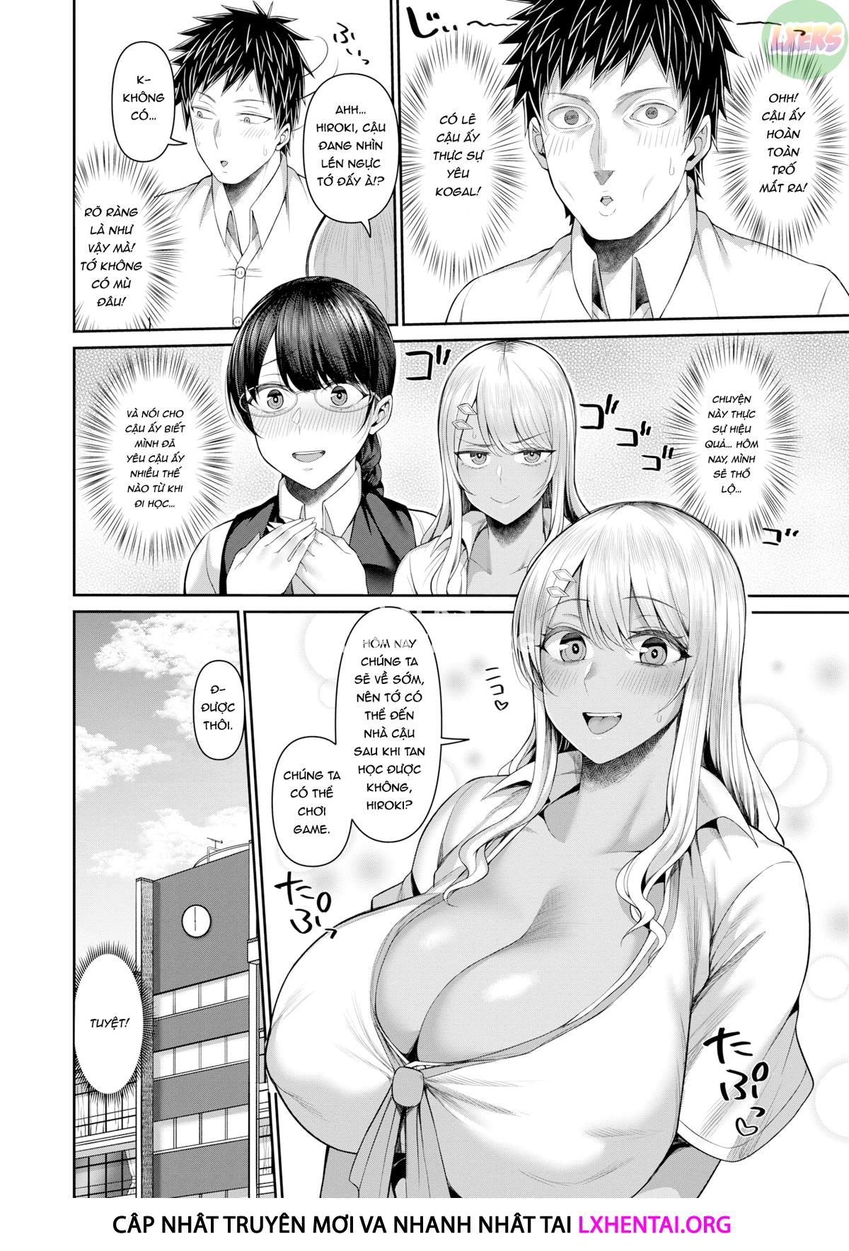 Đọc truyện hentai Yêu màng Kogals da ngăm - Oneshot