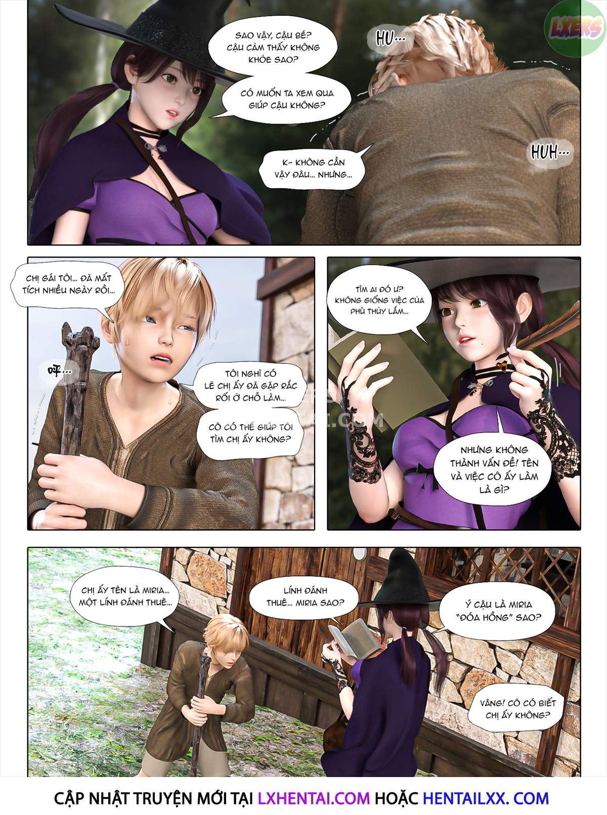 Đọc truyện hentai The Rose Fall Into Darkness - Chap 3