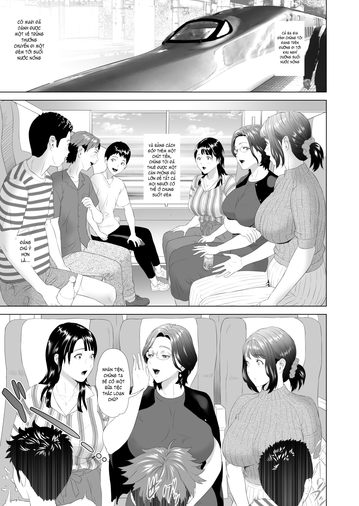 Đọc truyện hentai Neighborhood Seduction Joint Hot Spring Trip - Oneshot