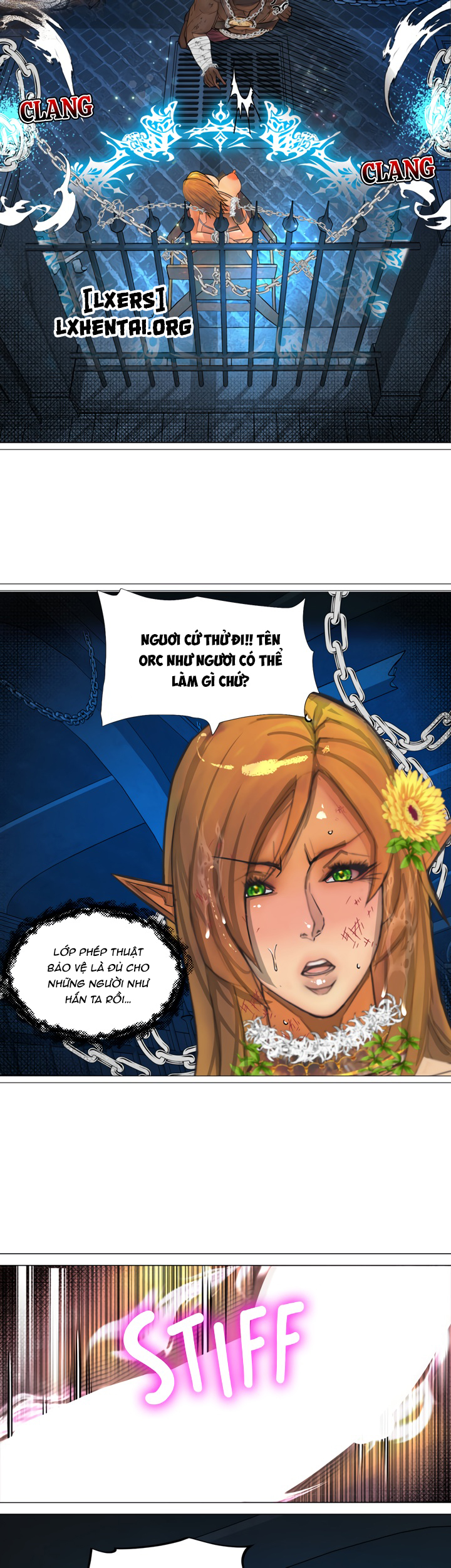 Đọc truyện hentai Nữ Hoàng Dark Elf Và Nô Lệ Orc - Chap 21
