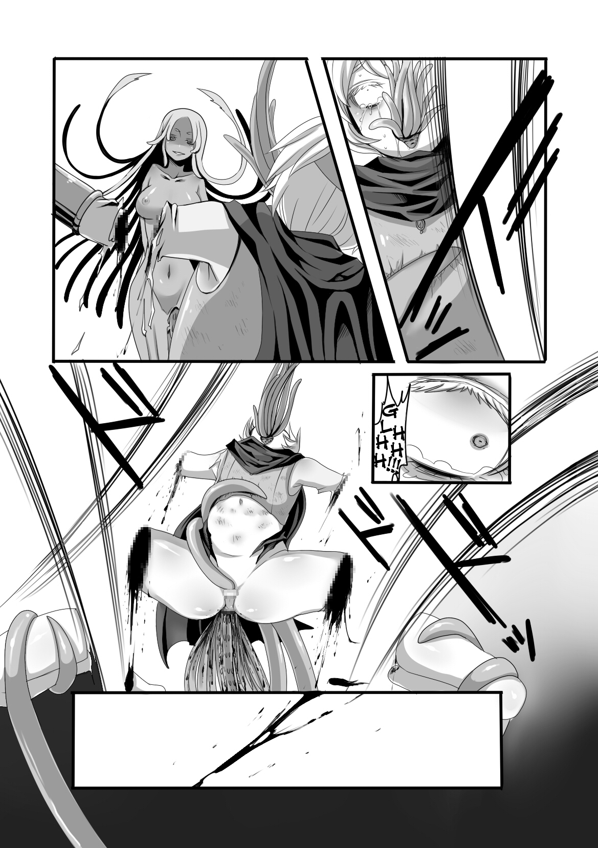 Đọc truyện hentai Quái vật, anh hùng và pháp sư - Oneshot