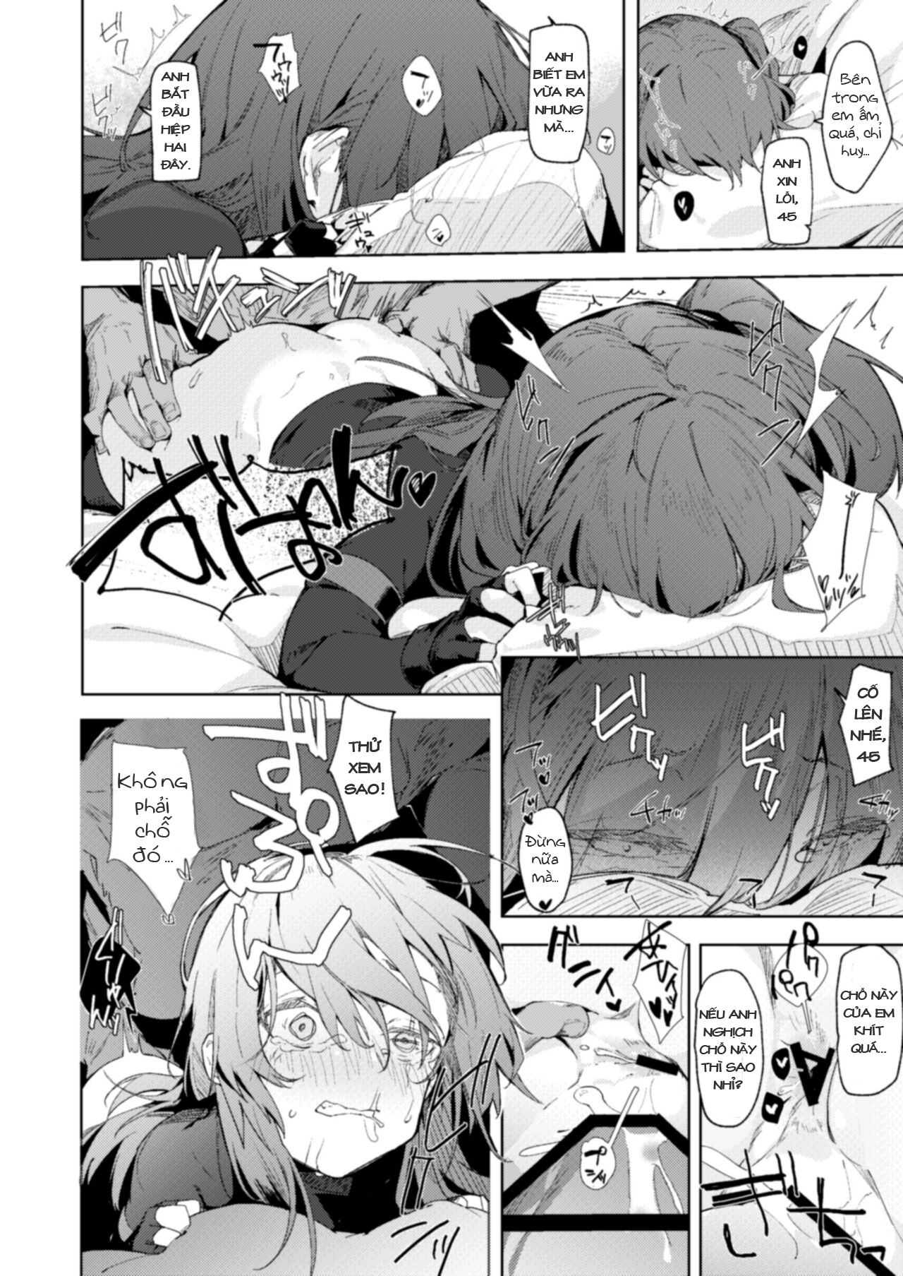 Đọc truyện hentai Amae Amayakashi Amayakasare (Girls' Frontline) - Oneshot